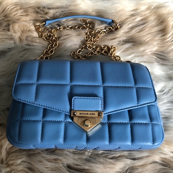 Michael Kors Soho Quilted Leather Shoulder Bag - Picture 1 of 11